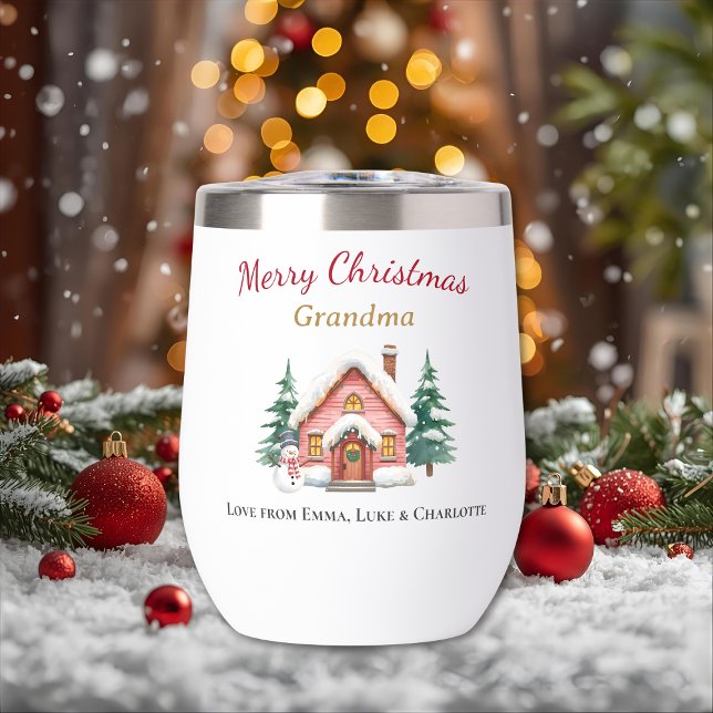 Personalized Christmas Grandma Tumbler Gift (Créateur téléchargé)