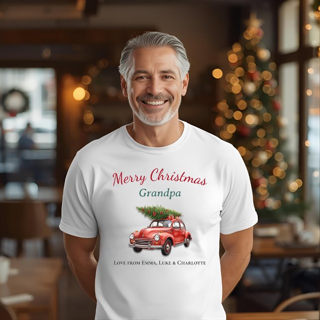 Personalized Christmas Grandpa Shirt Gift (Von Creator hochgeladen)