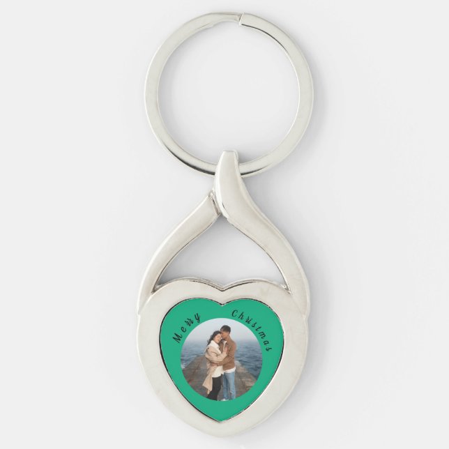 Personalized Christmas Keychain Schlüsselanhänger (Vorderseite)