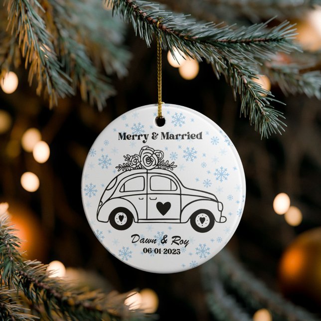 Personalized Christmas Married Ornament, Custom  Keramik Ornament (Von Creator hochgeladen)