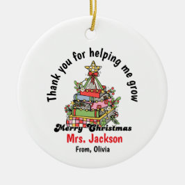 Personalized Christmas Ornament for Teacher