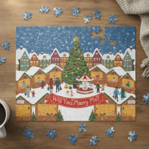 Personalized Christmas Secret Message/Marry me