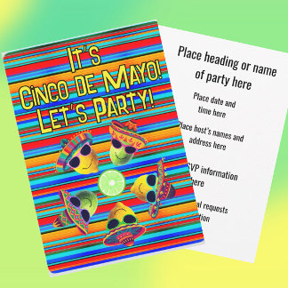 Personalized Cinco de Mayo Fiesta Lemon Lime  Einladung