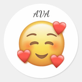  Personalized Classic Round Sticker