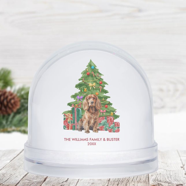 Personalized Cocker Spaniel Dog Christmas (Créateur téléchargé)