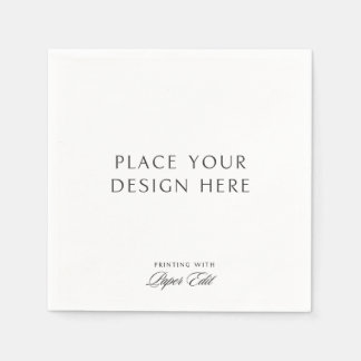 Personalized Cocktail Napkins Add Your Own Design Serviette