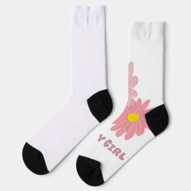 Personalized Comfortable Everyday Wear Socken (Linkes Detail)
