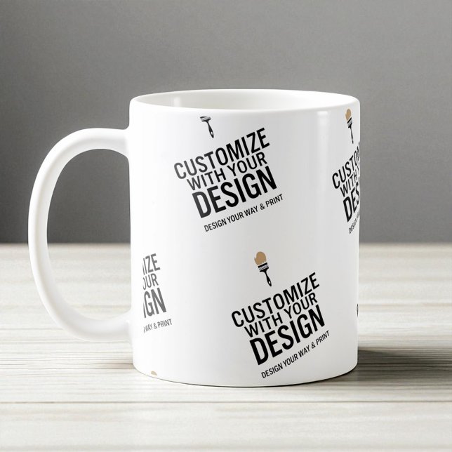 Personalized Company Branded Custom Minimalist  Kaffeetasse (Von Creator hochgeladen)
