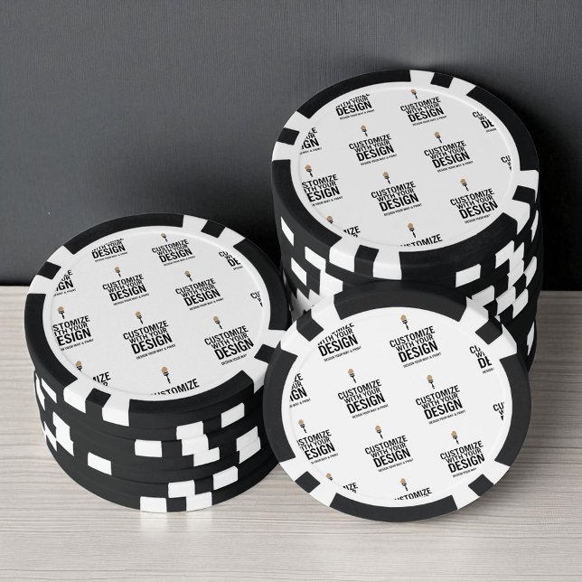 Personalized Company Branded Custom Minimalist  Pokerchips (Von Creator hochgeladen)