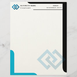 Personalized Company Logo Professional Letterhead Briefbogen