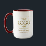 Personalized Company Logo Promotional Office Tasse<br><div class="desc">A modern, custom business mug featuring your company logo, name, and text – perfect for corporate branding, promotional giveaways, and professional gifts. This personalized coffee cup is ideal for small business owners, entrepreneurs, and corporate teams who want to promote their brand in a practical and stylish way. Whether you’re hosting...</div>