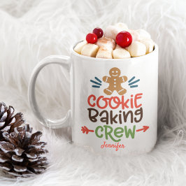 Personalized Cookie Baking Crew Kaffeetasse