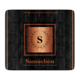 Personalized Copper-Embellished Cutting Board Schneidebrett