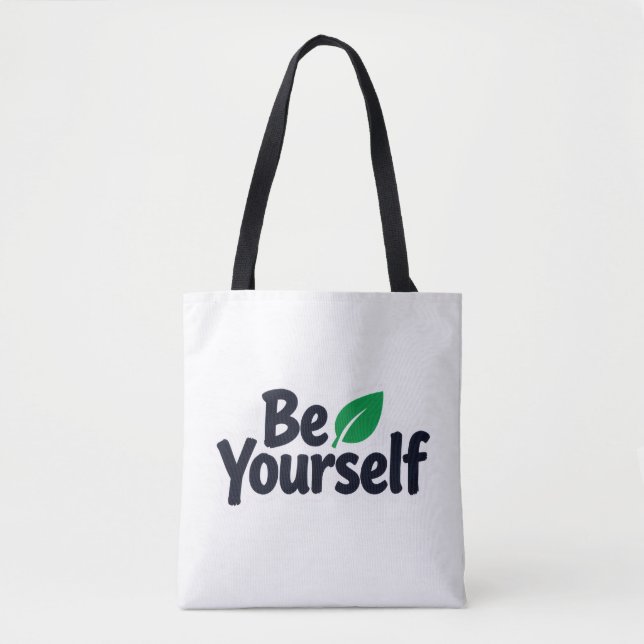 Personalized Cotton Tote Bag – Custom Reusable Bud (Devant)