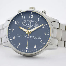 Personalized couple in love wedding gift armbanduhr