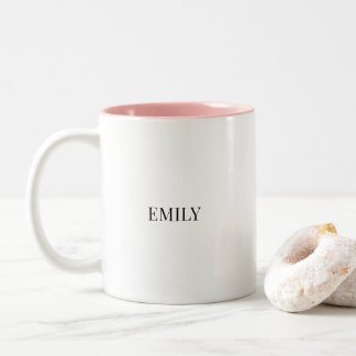 Personalized Couple Two-Tone Mug – Custom Name Val Zweifarbige Tasse
