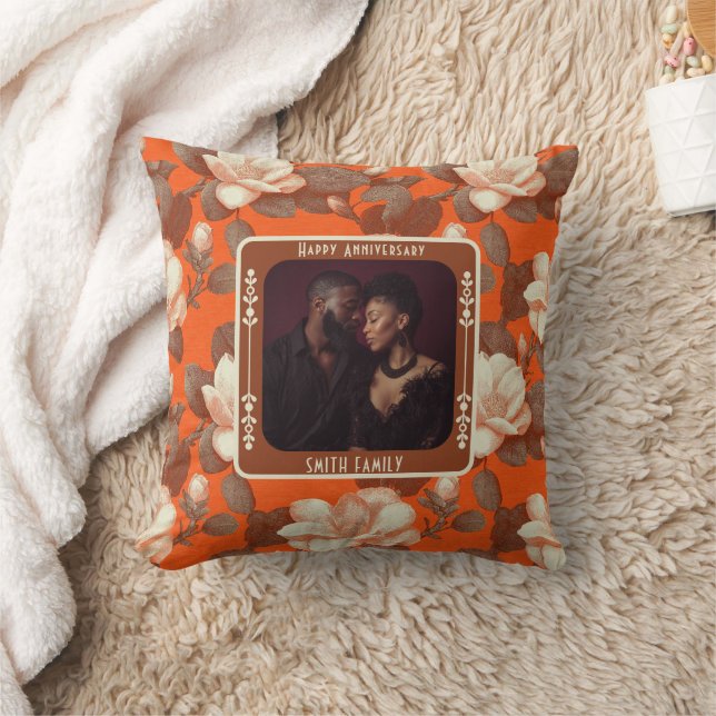 Personalized Couple Wedding Anniversary   Kissen (Decke)