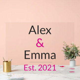 Personalized Couples Mug – Custom Names & Year Gif