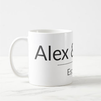Personalized Couples Mug – Custom Names & Year Gif Kaffeetasse