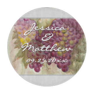 Personalized Couples Wine Themed Charcuterie  Schneidebrett