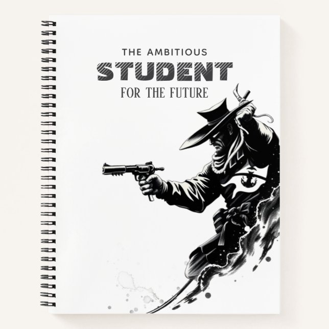 personalized cowboy notebook notizbuch (Vorderseite)