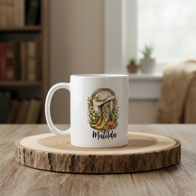 Personalized cowgirl boots  kaffeetasse (Von Creator hochgeladen)