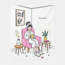 Personalized Cozy Grandma Gift Soft Relaxing Self 