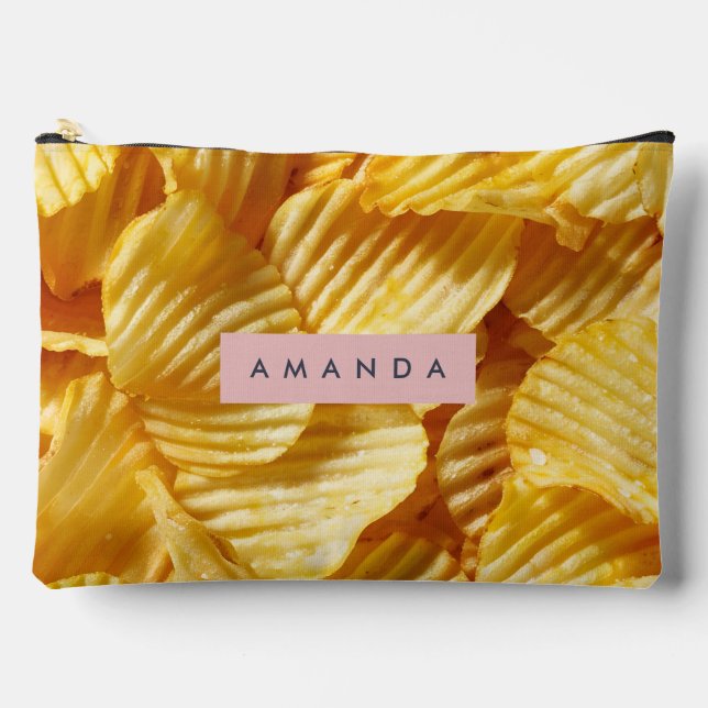 Personalized Crispy Potato Chip Design Zubehörtasche (Vorderseite)