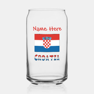 Personalized Croatia Flag 