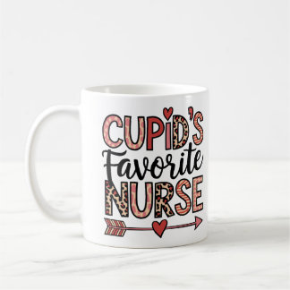 Personalized Cupid's Favorite Nurse Mug Kaffeetasse