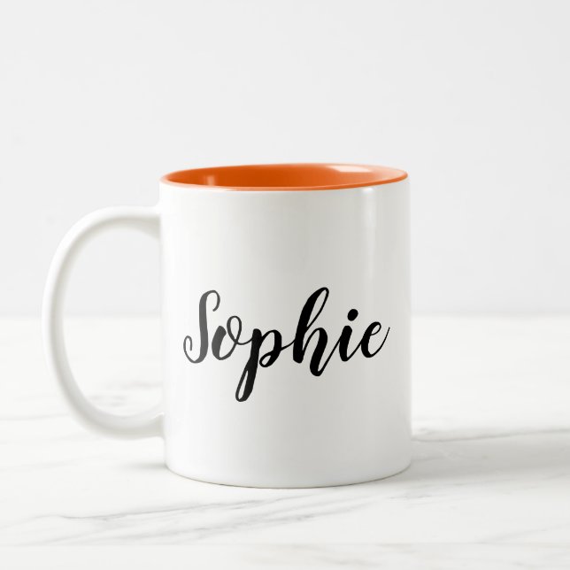 Personalized custom customized gifts zweifarbige tasse (Links)