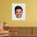 Personalized Custom Face Dad  Poster<br><div class="desc">Personalized Custom Face Dad Family,  Personalized Baby,  Kid,  Boyfriend,  Girlfriend Face</div>