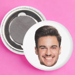 Personalized Custom Face Magnet<br><div class="desc">Personalized Custom Face,  Personalized Baby,  Kid,  Boyfriend,  Girlfriend,  Face Dad</div>