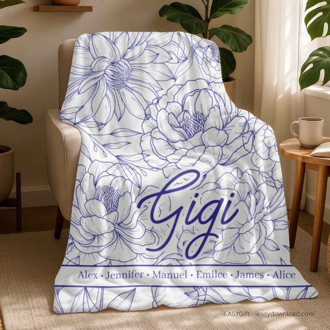 Personalized Custom Grandma Fleecedecke (Von Creator hochgeladen)