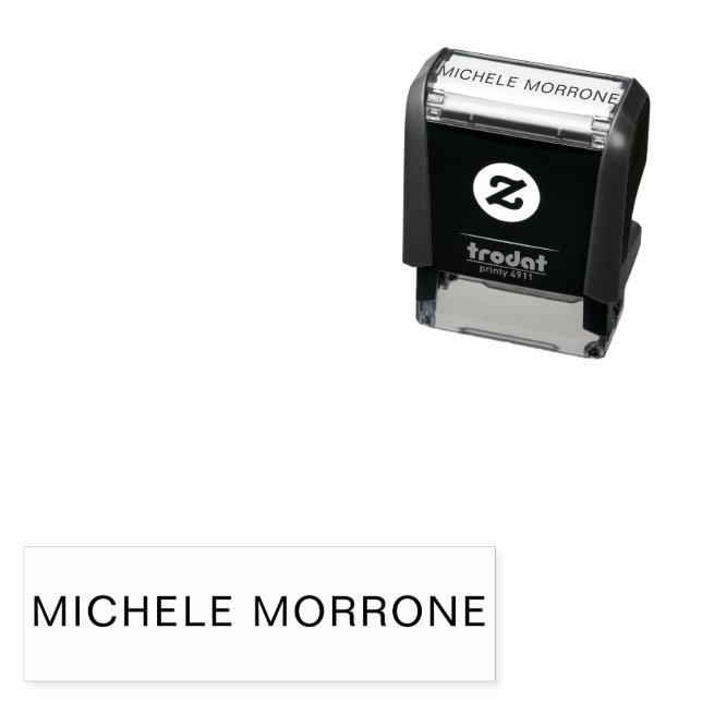 Personalized Custom Name Office Use Permastempel (Beispiel)