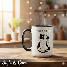 Personalized Custom Pet Mug with Photo and Name Tasse