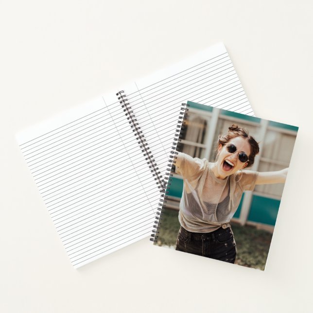Personalized Custom Photo Spiral Notebook Notizbuch (Innenseite)