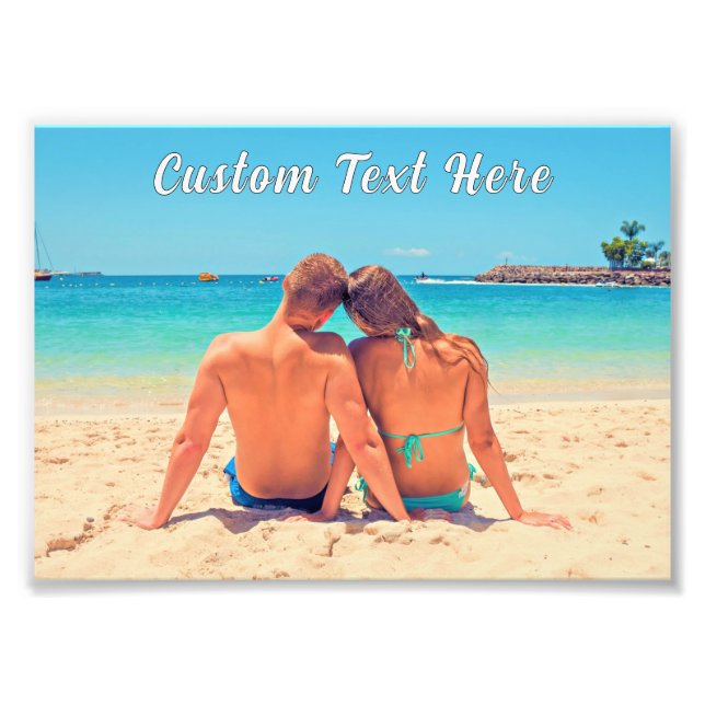 Personalized Custom Text and Photo Poster Example (Devant)