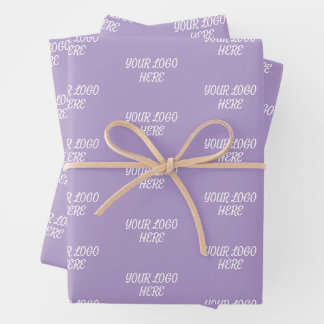 Personalized Custom Your Logo Here Business Office Geschenkpapier Set