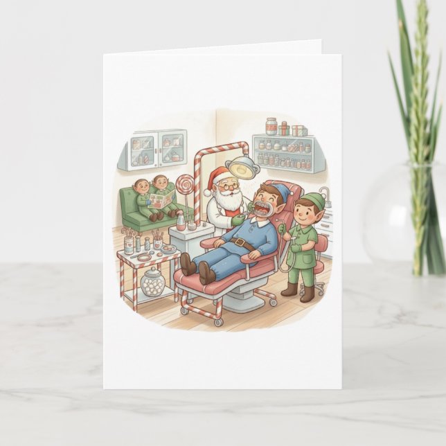 Personalized Cute Christmas Card for Orthodontist Karte (Vorderseite)
