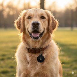 Personalized Cute Custom Paw Print Name Haustiermarke
