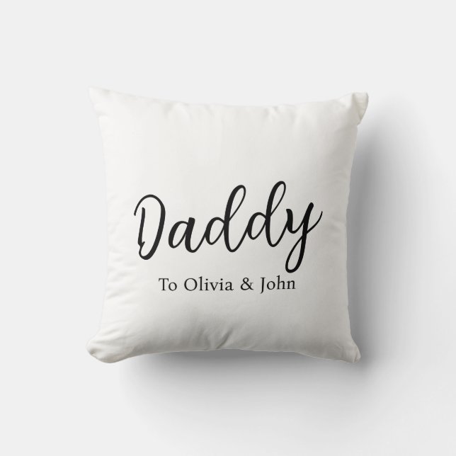 Personalized Daddy Kissen (Vorderseite)