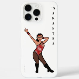Personalized Dancer White Print # 2 iPhone 16 Pro Max Hülle