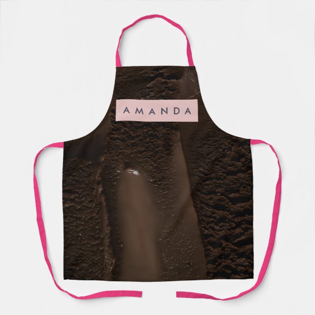 Personalized Decadent Dark Chocolate  Schürze (Vorderseite)