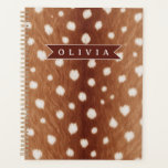 Personalized Deer Print Neutral Aesthetic Gifts Planer<br><div class="desc">With this adorable personalized deer print collection, you can incorporate a little bit of the wild into your daily life. These designs are ideal for anyone who like nature, woodland themes, or distinctive, personalized presents. They are inspired by the graceful beauty of deer and their recognizable spotted coats. You may...</div>