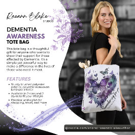 Personalized Dementia Awareness Tote Bag Tasche