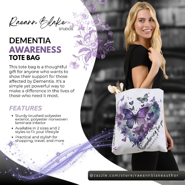 Personalized Dementia Awareness Tote Bag Tasche (Von Creator hochgeladen)