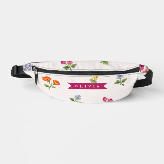 Personalized Ditsy Floral Cottagecore Wildflower Bauchtasche