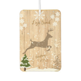 Personalized doe Christmas bauble  Autolufterfrischer