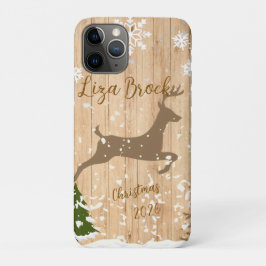 Personalized doe Christmas bauble Case-Mate iPhone Hülle